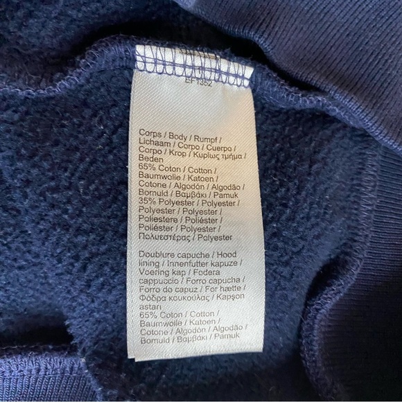 Disney X Lacoste Women's Navy Tennis Minnie Mouse Sz 40 Tennis Long Hoodie Dress - Picture 6 of 8